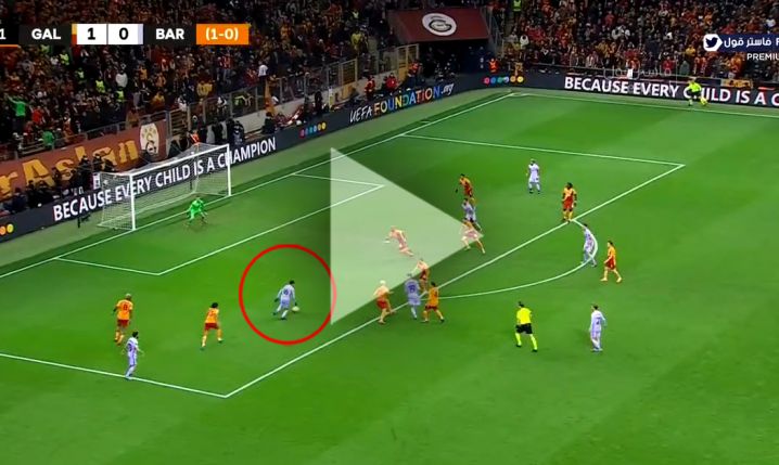 TAK STRZELA Pedri na 1-1 z Galatasaray! [VIDEO]